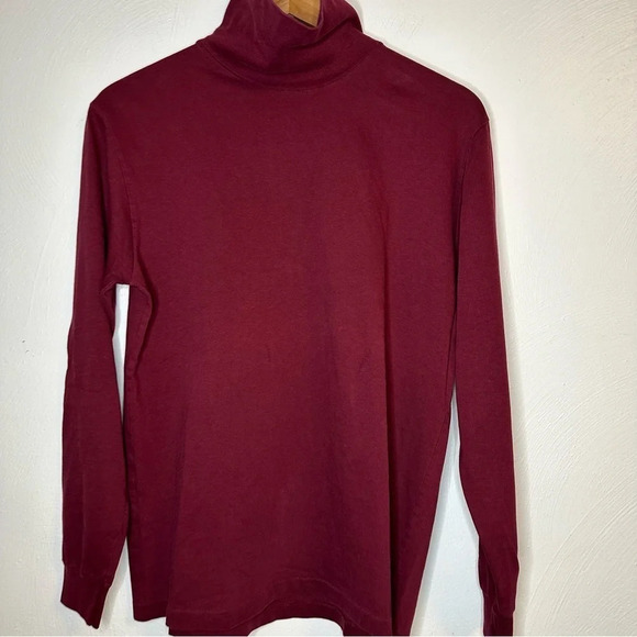 Lobo by “Pendleton “Burgundy Turtleneck - Maroon Long Sleeve Top Size: L (i9 - Picture 3 of 11